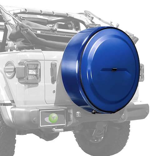 Boomerang Color-Matched Hard Spare Tire Cover For Jeep Wrangler JL With Backup Camera – Fits 275/55R20 (High Altitude), Bikini Color