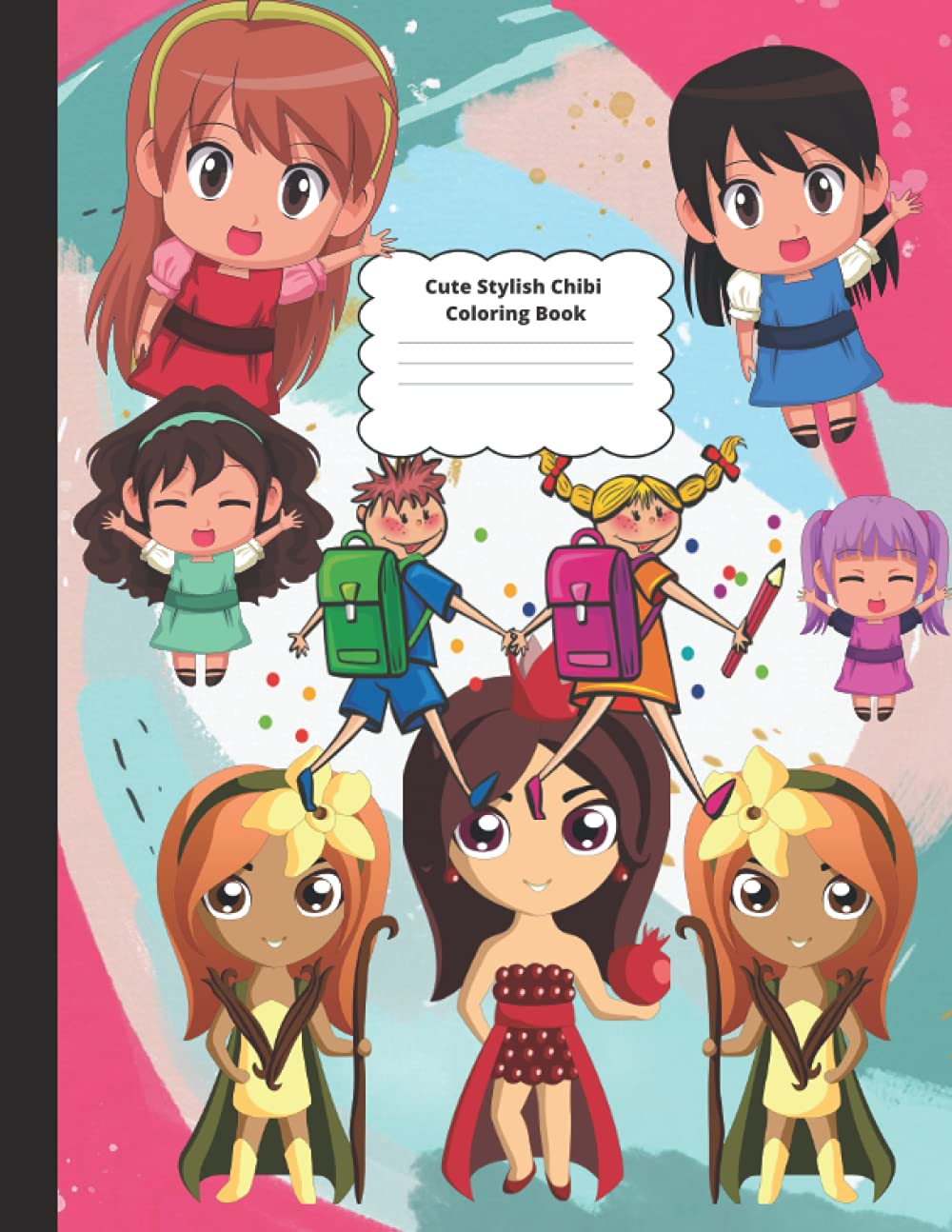 Cute Stylish Chibi Coloring Book For Girls Kids With Lovely Kawaii Japanese Characters In Funny Anime Sketches Gacha Life Chibi Girls Images 49 Images Both Easy And Difficult Levels Eddy Amanda