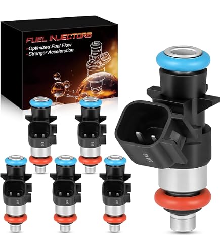 6Pcs OEM 5184085AC New Fuel Injectors for Wrangler Challenger RAM 3.6L