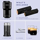 Nespresso Vertuo Pop Barista Coffee Machine Bundle DeLonghi ENV90.B+Caps view 2