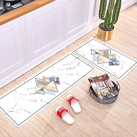 Amazon Qifengdianzi キッチンマット 台所 長方形 玄関マッド ドアマット 柄 おしゃれ バスマット 屋内 泥落しマット 滑り止め モダン 現代 シンプル 足拭きマット 洗面所マット バスマット 抗菌 洗える 45ｘ75cm 玄関マット オンライン通販