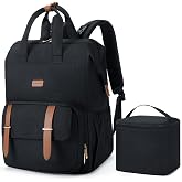 mommore Breast Pump Bag for Spectra S1/S2 &amp; Medela with Insulated Cooler | Pumping Backpack Work Bag for Breastfeeding Mom with 15" Laptop Sleeve, Large Diaper Bag Backpack for Travel &amp; Daycare