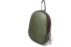 TASSINI Premium Genuine Leather Mini Backpack Bag, Coin Purse, Compact Carry Case for AirPods,Keys