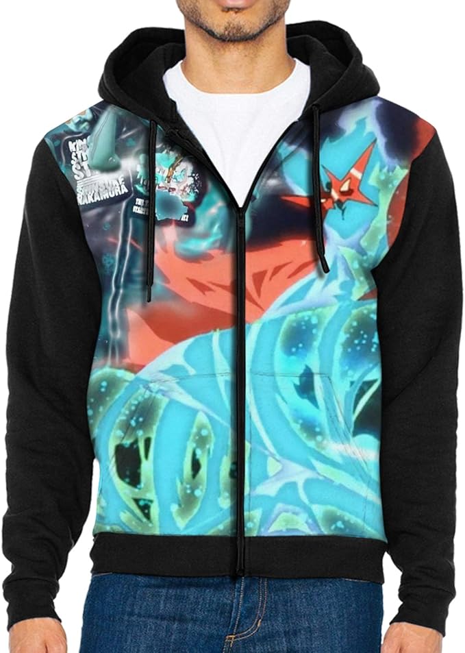 BVJIPT Tengen Toppa Gurren Lagann Men's Jacket Retro Fitness 3D Printed