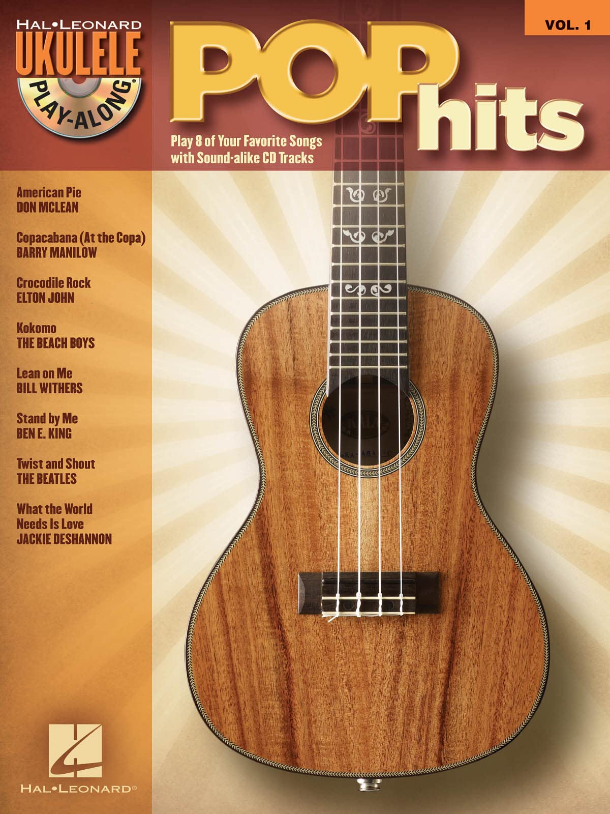 Ukulele Play Along Volume 1 Pop Hits Uke Bk/Cd (Hal Leonard Ukulele Play-Along)