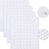 JANYUN 280 Pieces Double Sided Sticky Dots 6mm Clear Putty Removable