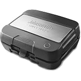 Johnsonville Sizzling Sausage Grill Plus, Indoor Electric Grill, 3 in 1 Design BTG-500 Dinner Sausage, Breakfast Links and Patties, Easy to Use, Brats, Grilling, Great Gift, Father's Day