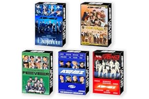 HOMRAA 5 Pack/150 Pcs Lomo Card Kpop Photocards Greeting Card with Postcards for Ateez