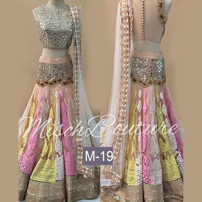 mirror work ghagra choli