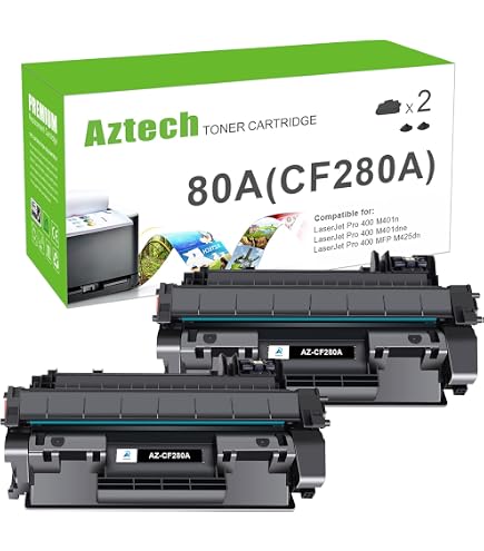 Tóner Compatible CF280X/80X Para HP LaserJet Pro 400 (M401A, M401D, M401DN, M401DNE, M401DW, M401N, MFP M425DN, MFP M425DW) - Alto Rendimiento 6900 Páginas