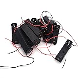 Antrader12pcs 3.7V Single Slot 18650 Battery Holder