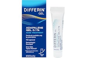 Differin Acne Treatment Gel, 30 Day Supply, Retinoid Treatment for Face with 0.1% Adapalene, Gentle Skin Care for Acne Prone 