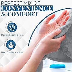 DAN RIVER 6-Pack Premium Hand Towels