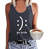 BLACKMYTH Women Summer Cute Graphic Cami Shirt Casual Tank Tops