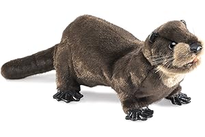 Folkmanis River Otter Hand Puppet, Brown, 1 EA