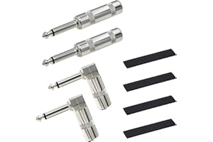 Augioth TS Plug Straight and Angled 2+2 Set Nickel Plated