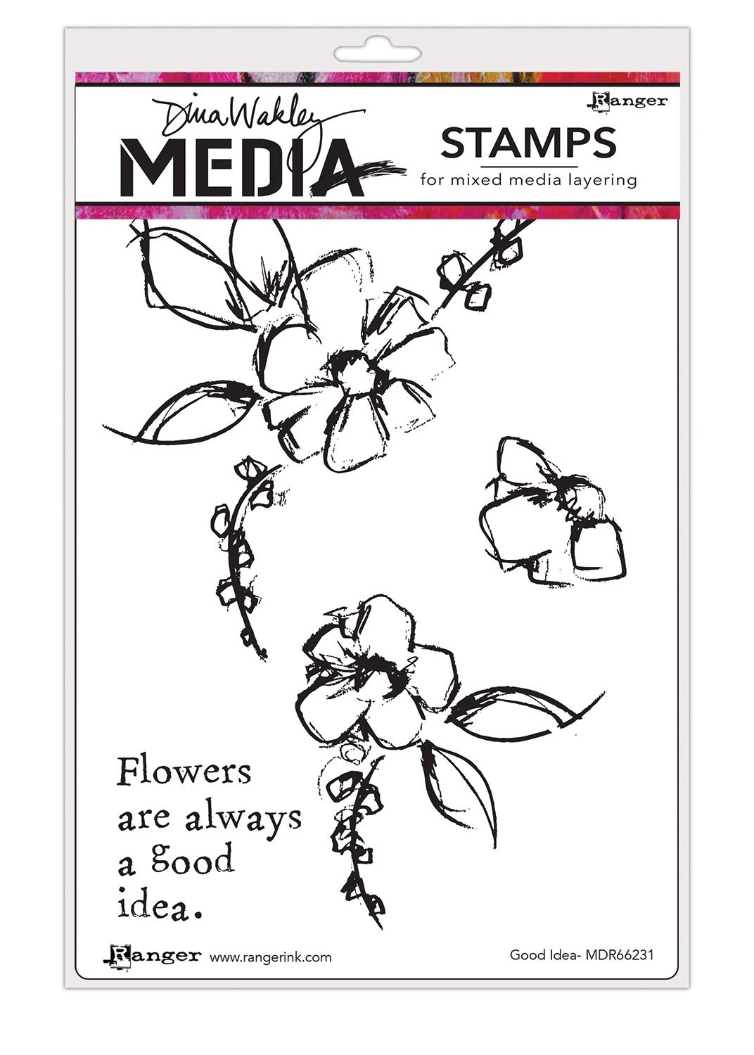 Dina Wakley Media DINA WAKLEY Cling ST Good IDEA, None, One Size