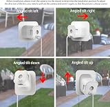 HOLACA Camera Mount Glass Window Mount for Blink Mini 2, 20° Downward view 6