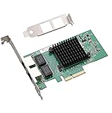 Dual-Port PCIe x4 Gigabit Network Card with Intel