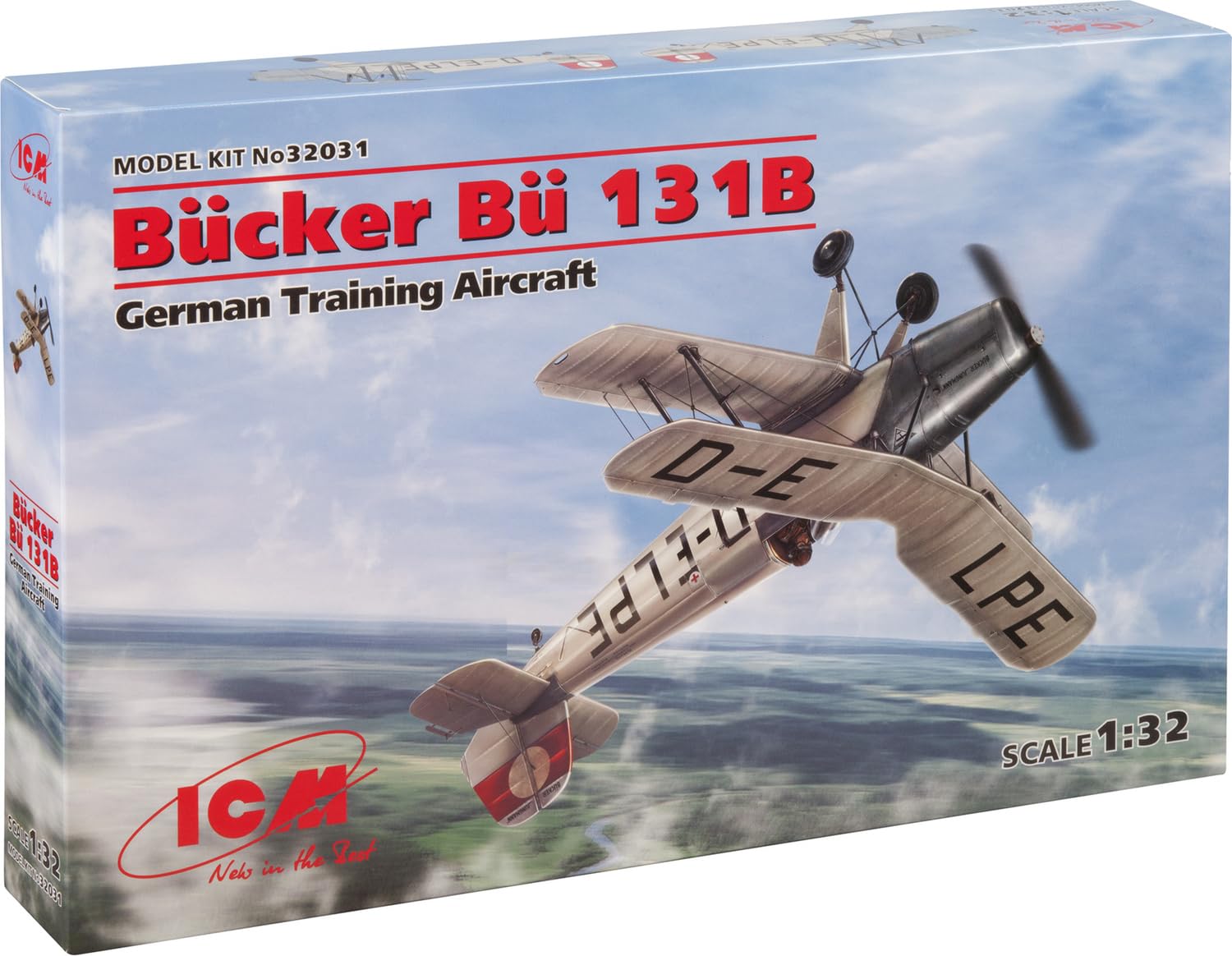ICM 1:32 - Bucker Bu 131B, German Training Aircraft