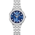 Bulova Ladies' Crystal Phantom 3-Hand Quartz Watch, Faceted Mineral Glass Dial