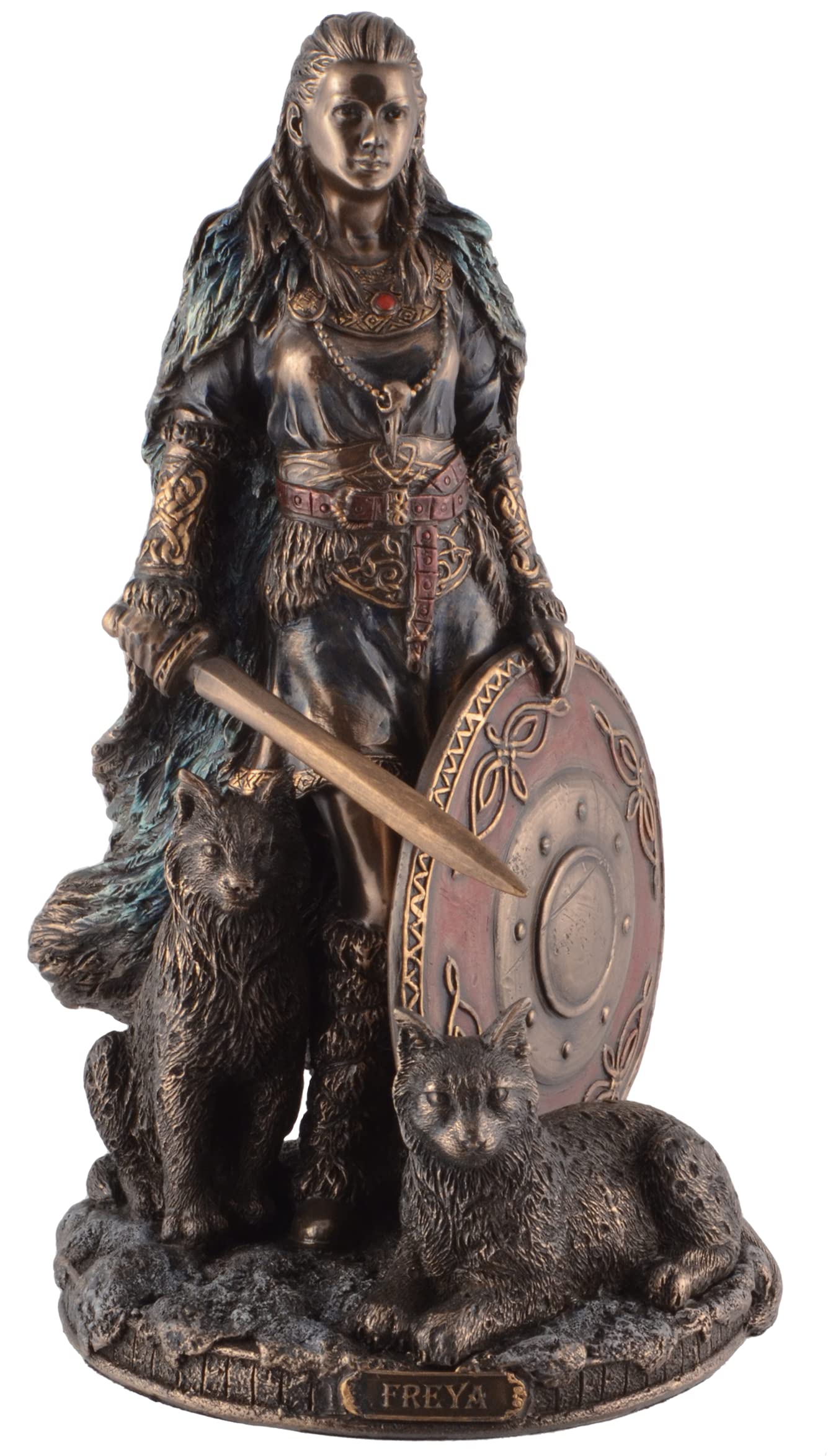 Freya Germanic Goddess of Fertility - Bronzed by Veronese