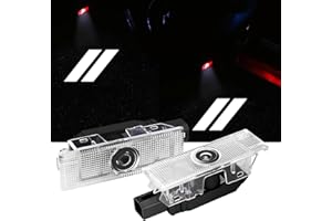 QIANJIANG 2PCS Never Fade Door Lights Logo for Dodge Challenger 2013-Present, Courtesy LED Welcome Puddle Projection Light Lamps Accessories