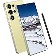 VSQAOF I25 Ultra Unlocked Smartphone 6.9" HD+ Display 8+256GB Unlocked Phone,Snapdragon 8 Gen3 7000mAh Dual Speakers 5G Unlocked Phones,Face ID/Fingerprint Lock/GPS(Yellow)