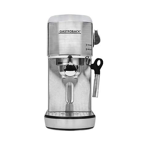 Gastroback 42716 DESIGN ESPRESSO PICCOLO Espressomaschine, Edelstahl