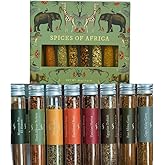 eat.art Spices of Africa Blend Collection, 8 Pack | Sampler Spice Gift Set