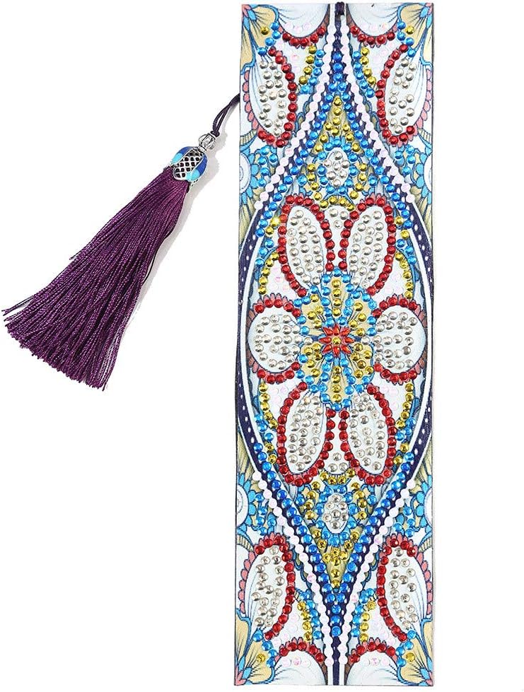 First Class Service Diamond Bookmark Diy Diamond Painting Leather Tassel Book Marks Special Shaped Diamond Embroidery Page Markers Office Products Authentic Online Sice Si Org