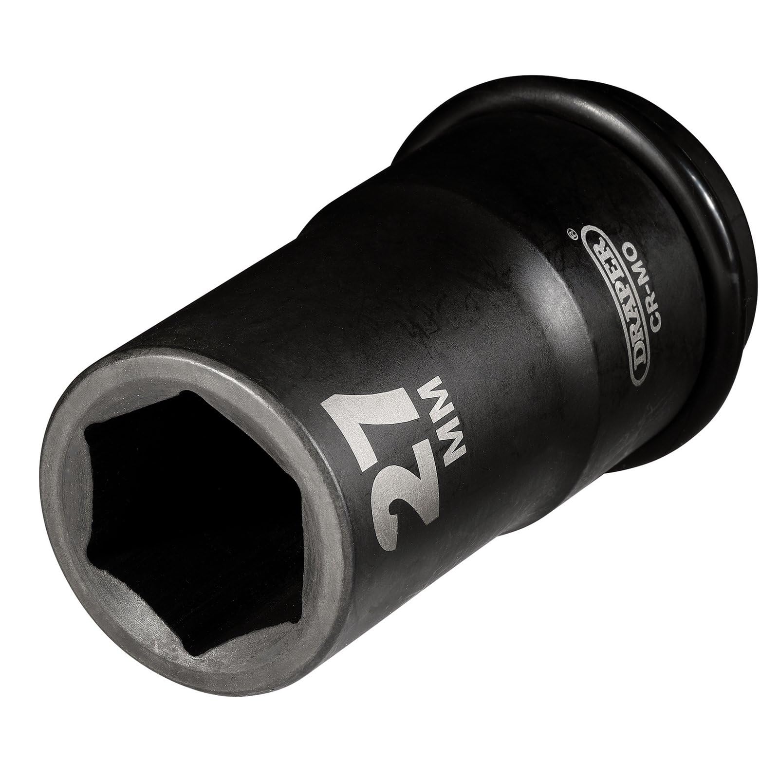 Draper 71908 3/4" Square Drive Hi-Torq 6 Point Deep Impact Socket, 27 mm Size , Blue — image 1