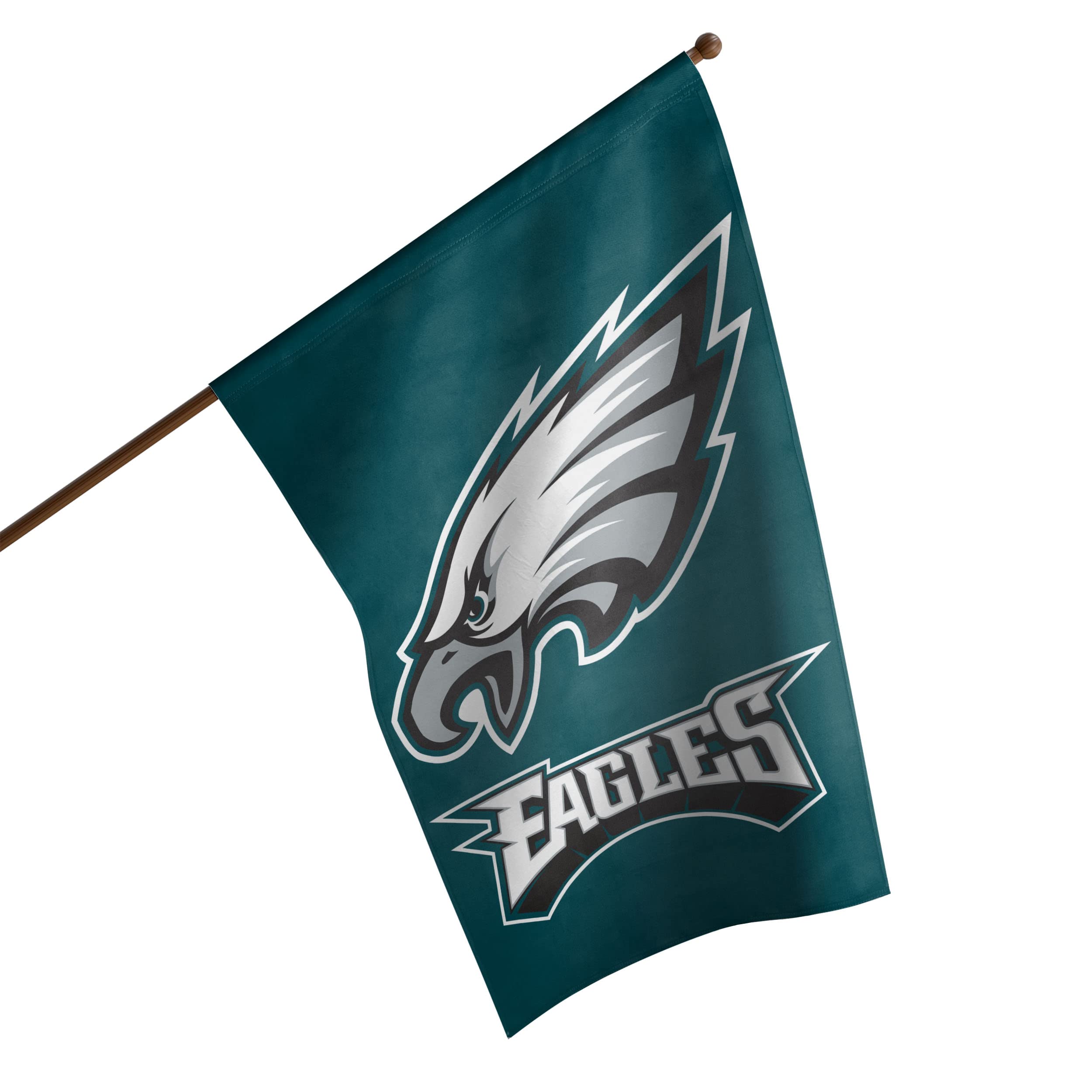 FOCO Philadelphia Eagles NFL Solid Vertical Flag Image