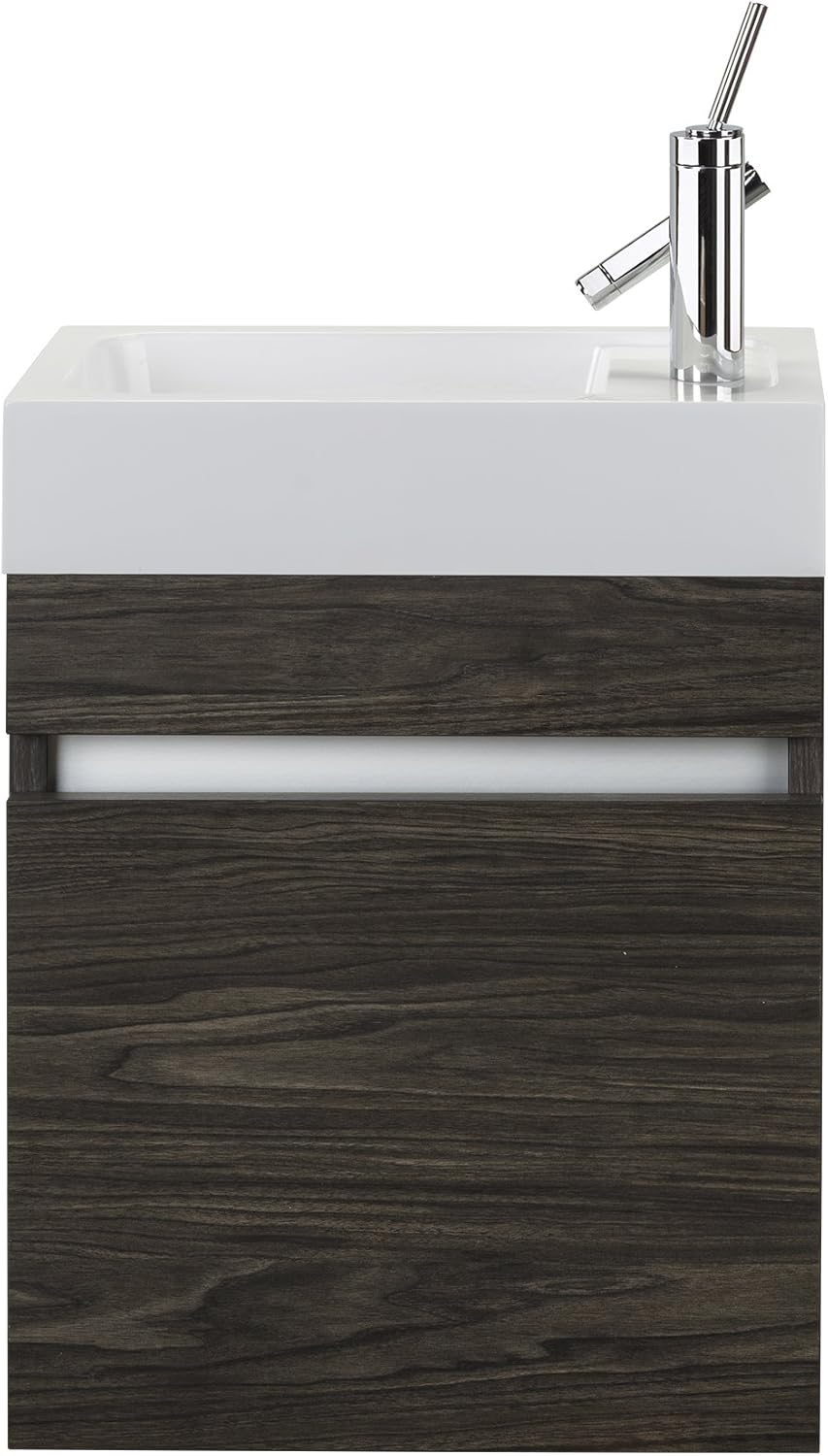Space Saver Bathroom Vanity White Cutler Kitchen Bath Fvpicctete18 Sangallo 18 In Bathroom Vanities