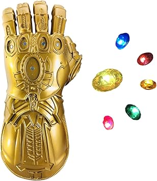 infinity gauntlet toy with removable stones