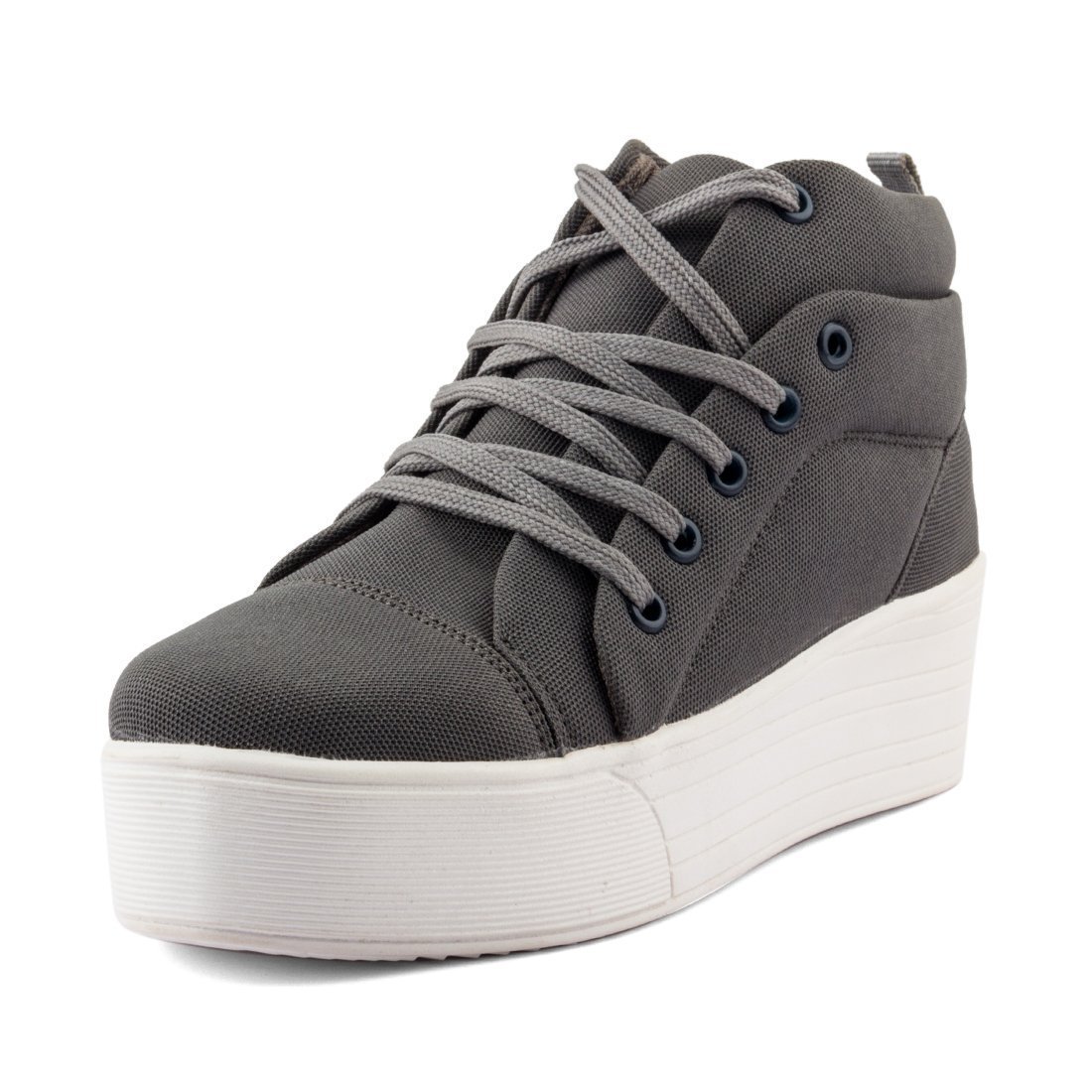 clymb women girls canvas heel sneakers