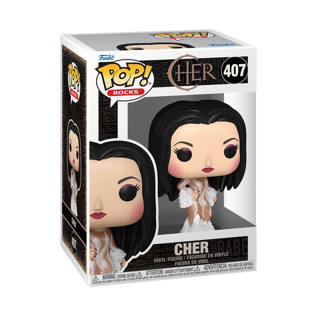 Funko Pop! Rocks: Cher - (Met Gala 1974) - Collectable Vinyl Figure - Gift Idea - Official Merchandise - Toys for Kids & Adults - Music Fans - Model Figure for Collectors and Display