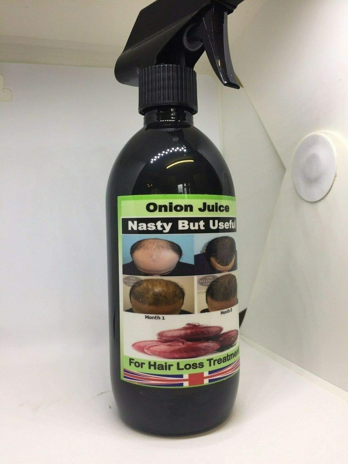 ONION JUICE, FOR HAIR LOSS TREATMENT, NASTY BUT USEFUL, WITHOUT SMELL