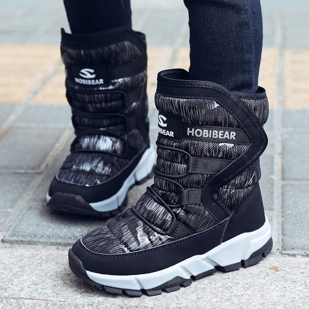  | GUBARUN Boys Snow Boots Winter Waterproof Slip Resistant Cold Weather Shoes (Toddler/Little Kid/Big Kid) | Snow Boots