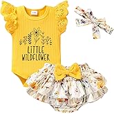 ZOELNIC Newborn Baby Girl Clothes Infant Ruffles Romper Shorts Set Floral Summer Outfits Cute Baby Clothes Girl