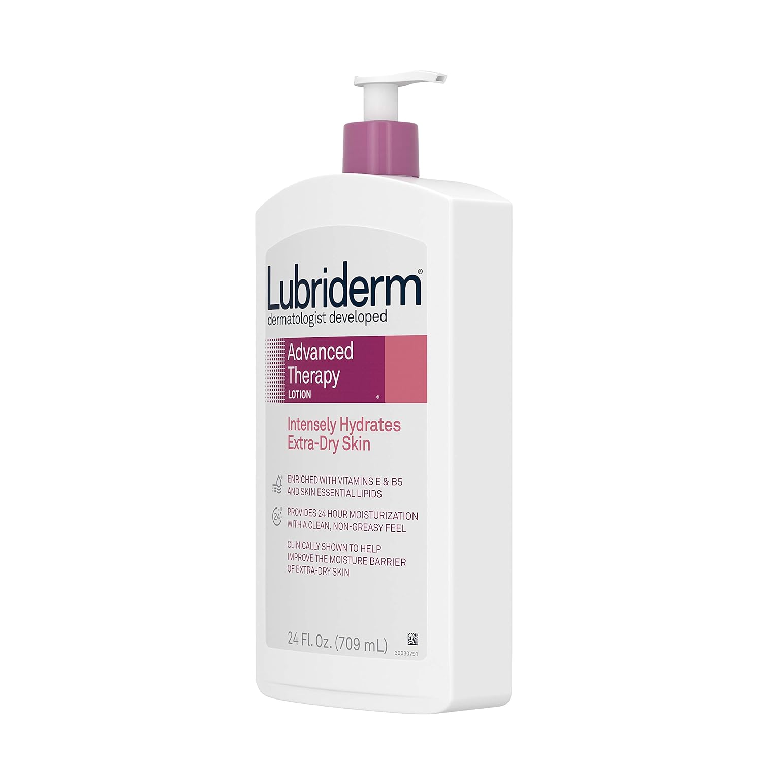 lubriderm advanced therapy lotion on face