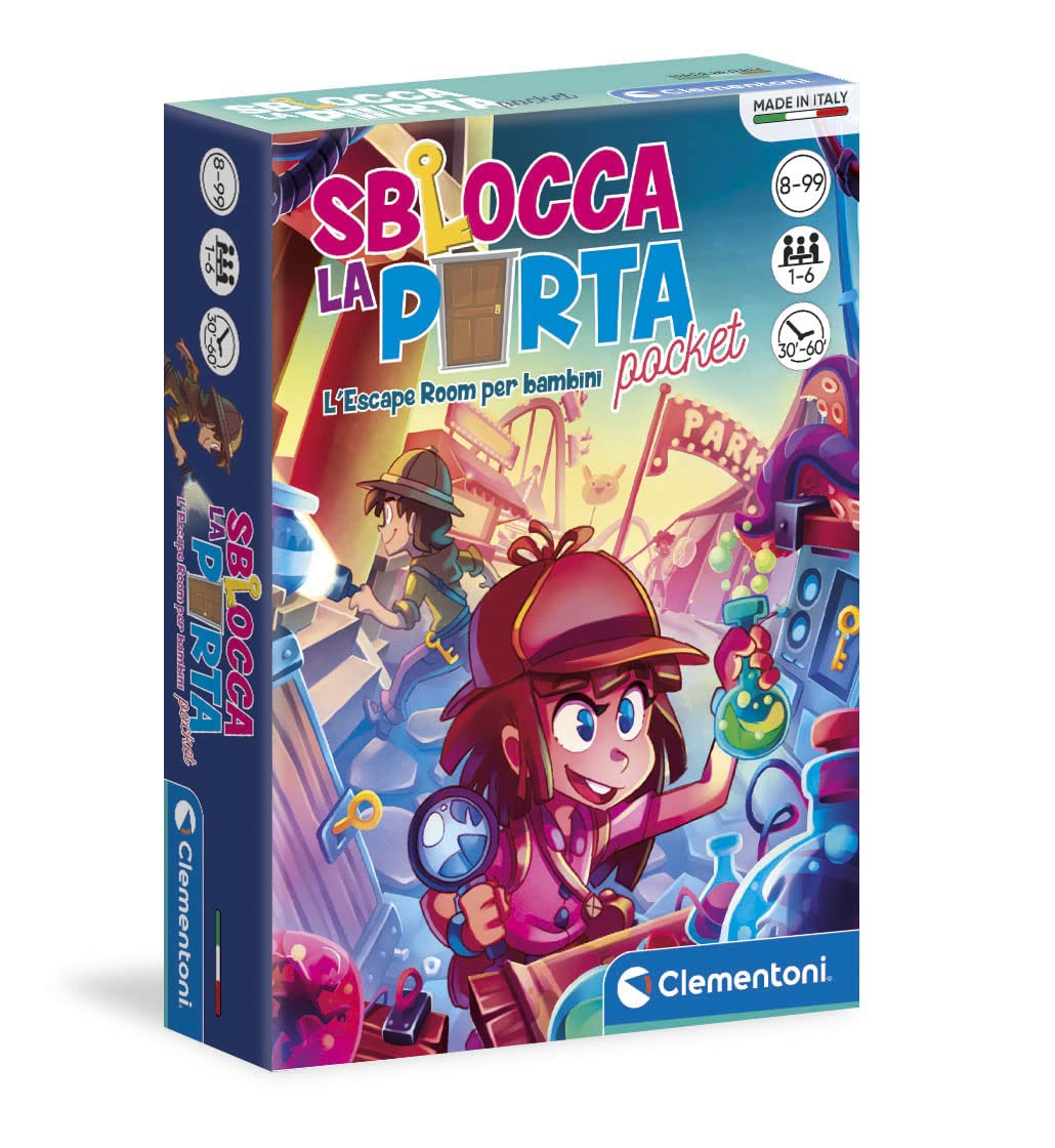 Clementoni - Unlock the Card Game Holder, Multicoloured, 16569, from 8 years