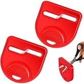 2 Pack Scissor Sharpener Tool, Handheld Mini Sharpener for Fabric &amp; Hair Scissors, Quick Repair for Dull Blades, Portable Design for Home &amp; Travel(Red)