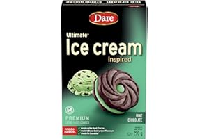 Dare Ultimate Ice Cream Inspired Mint Chocolate Chip - Premium Crème Filled Crunchy Cookies, Made with Real Cocoa and Real Mi