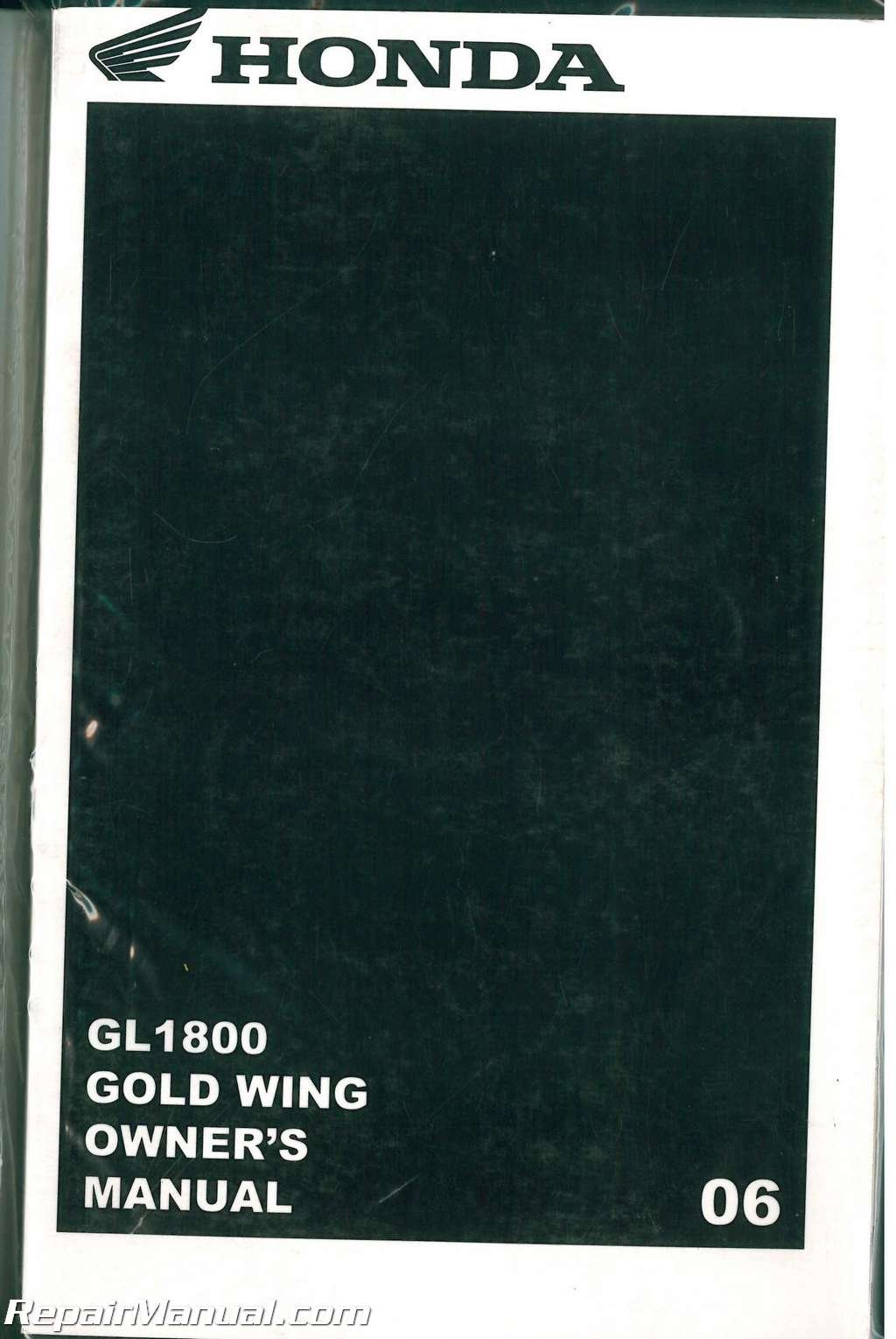 31MCA651 2006 Honda GL1800A SE A CE Goldwing Motorcycle Owners Manual  Paperback – 2004