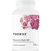 THORNE Women's Multi 50+, Comprehensive Daily Multi-Vitamin, 180 Capsules | Formulated for Perimenopausal &amp; Postmenopausal Women, Supports Heart, Brain, Bone &amp; Immune Health*, Third-Party Certified