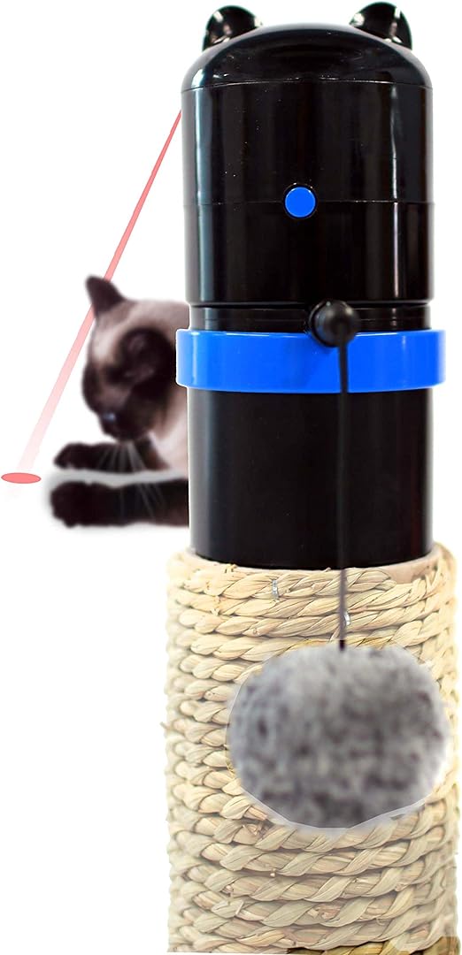 cat craft laser topper toy