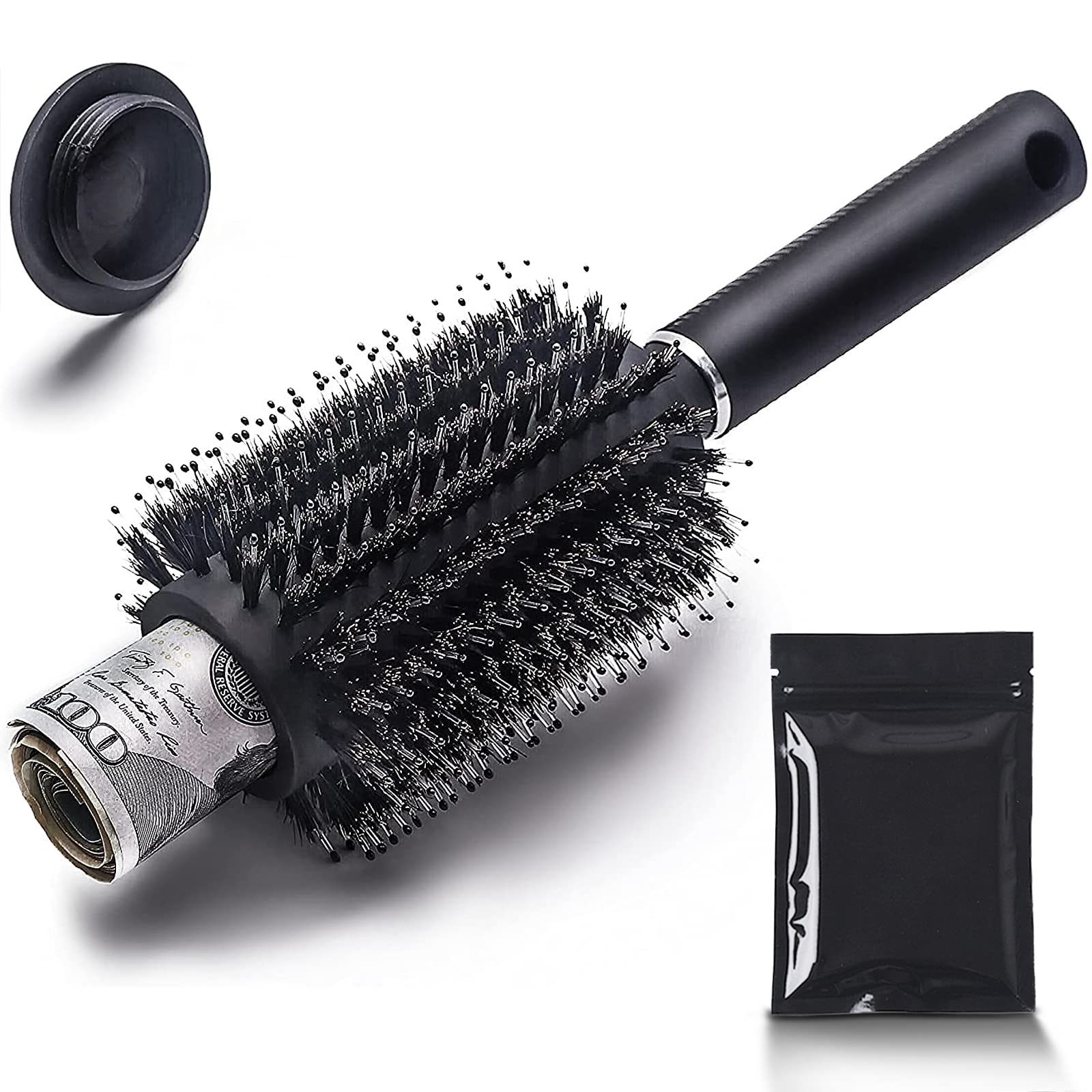 Hair Brush Comb Diversion Stash Safe by Charmonic, Stash Can, Functions as an Authentic Brush, Perfect for Travel or at Home (1 Pack) …