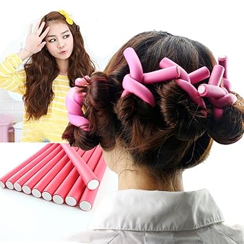 Buy Hairstyle Foam Curler Tool Spiral Hair Bendable Foam Curler