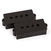 Fender Pure Vintage Precision Bass Pickup Covers - Black
